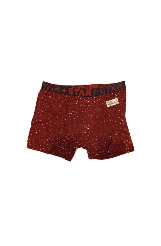 STAR 3 LÜ ERKEK ÇOCUK BELİ KEMERLİ DESENLİ BOXER - 7