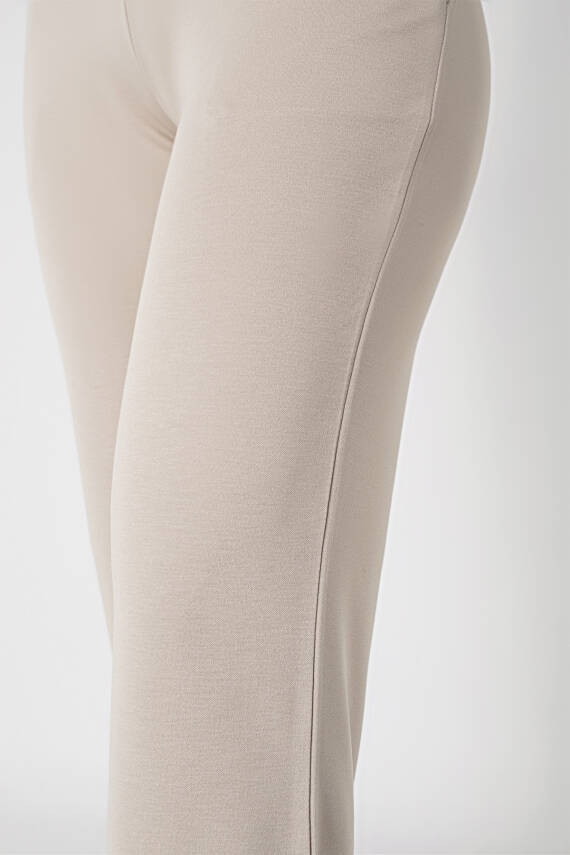 STAR BESTTREND KADIN BEJ SCUBA MODAL CEPLİ PANTOLON - 2