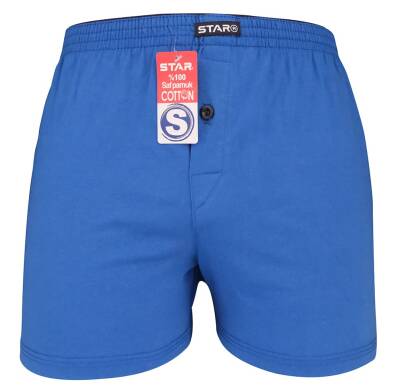 STAR DÜZ RENK %100 SAF PAMUKLU RAHAT KALIP HAVLU BEL BOXER 