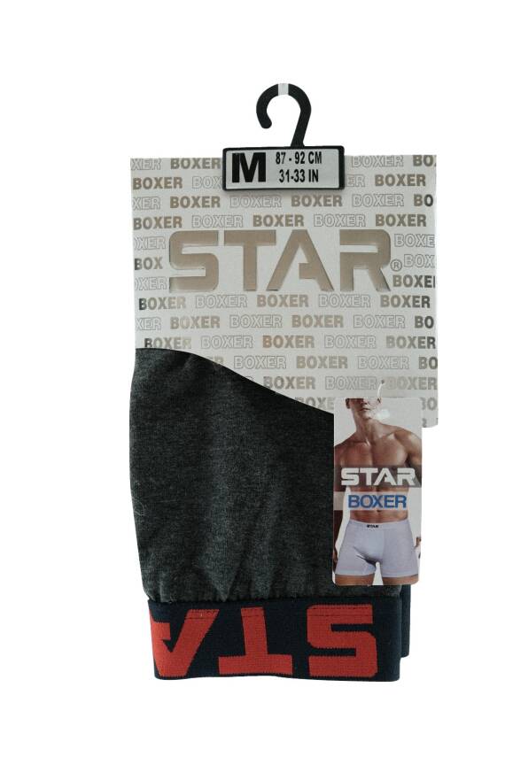 STAR FÜME PAMUKLU ESNEK KEMERLİ BOXER - 2