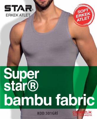  STAR ERKEK GRİ ORGANİK BAMBU ATLET 