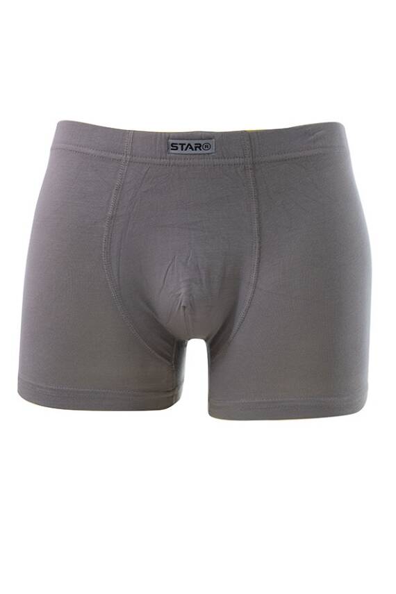 STAR ERKEK GRİ ORGANİK BAMBU PAMUKLU KEMER BOXER - 2