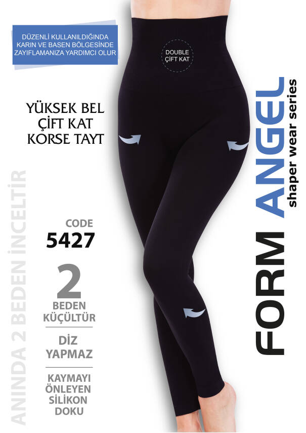 STAR FORM ANGEL KADIN LAZER KESİM YÜKSEK BEL TOPARLAYICI (KORSELİ ) TAYT - 2