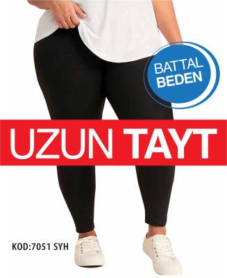 STAR KADIN SİYAH SAF PAMUK UZUN TAYT 