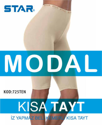 STAR KADIN TEN MODAL DİZ ÜSTÜ KISA TAYT 