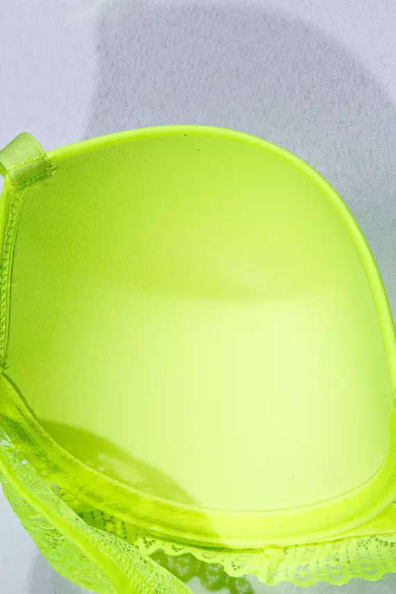 STAR Tılsım Lingerie 401 Neon C Kap Mikro Dolgusuz Sütyen Takımı - 5