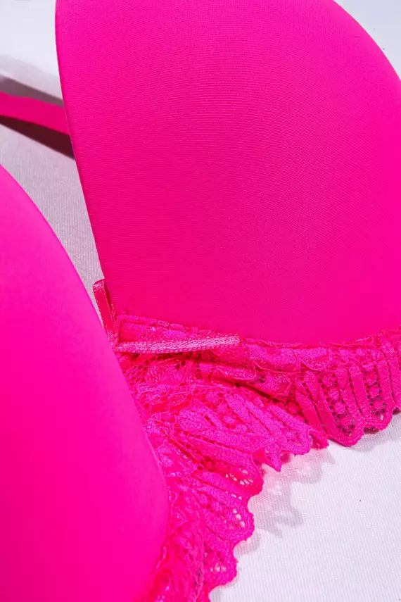 STAR Tılsım Lingerie 401 Neon C Kap Mikro Dolgusuz Sütyen Takımı - 2