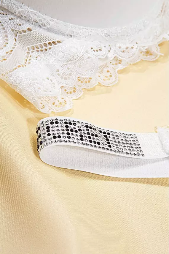 STAR Tılsım Lingerie Ekru Love Secret Taşlı Mikro Dolgulu Sütyen Takım 250 - 2